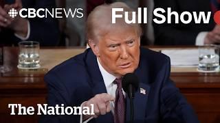 CBC News: The National | Trump defends tariffs as trade war erupts