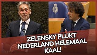 Premier Schoof doet een BIZARRE ONTHULLING tegenover Klaver! 'Zelensky vraagt alleen maar meer GELD!