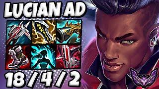 Lucian vs Jhin ADC [ TripleKill ] Lol Korea Master Patch 14.17 