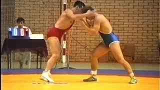 68 kg. Djordje Stojcic (YUG) vs Hasan Cakiroglu (TUR), Balkan Yunior Champ. 1991 Radovish-MKD