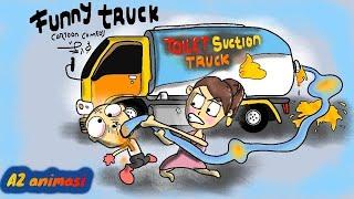 Funny Cartoon | Entertaining Funny Car Truck Compilation