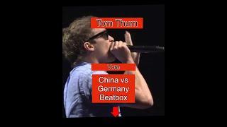 Vote for your favourite beatbox soundscape. China or Germany? Shout out to Tom Thum @tomthummer