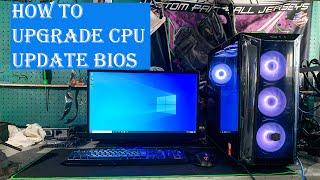 How to upgrade a CPU and update BIOS