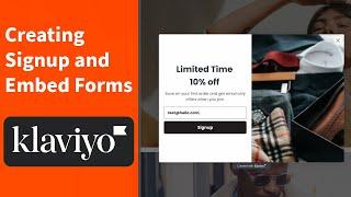 How to Create Signup Forms for your Shopify store in Klaviyo [2023]