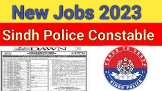 New Jobs Sindh Police Constable 2023 | How to online apply Sts  #sindhpolice #sts #ssu