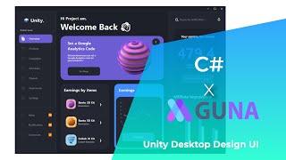 VB.net - Unity Dashboard Design UI | Gunaframework