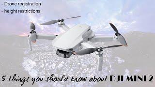 5 things you should know about DJI MINI2 before or after buying it #drones #registration #dronehacks