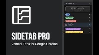 Sidetab Pro | Vertical Tabs for Google Chrome within Side Panel
