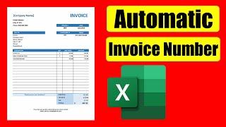 How to Change Invoice Number Automatically in Excel