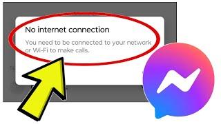 How To Fix Facebook Messenger App No internet connection You need to be connected to your network