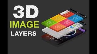 CSS 3D Image Layer and cool hover effect | HTML and CSS