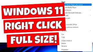 Restore Full Right Click Context Menu In Windows 11 Show More Options