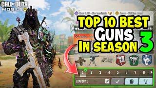 Top 10 Best Guns in Season 3 CODM | Gunsmith Loadout/Class Setup | Cod Mobile