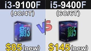 i3-9100F Vs. i5-9400F | 1080p and 1440p Gaming Benchmarks