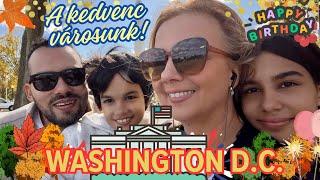 IRÁNY A FŐVÁROS! MEGYÜNK A FEHÉR HÁZBA? MIRI SZÜLINAPJA WASHINGTON D.C-ben! #washingtondc