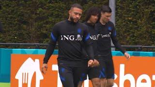 Netherlands Players Train Ahead Of Czech Republic Clash - Netherlands v Czech Republic - Euro 2020