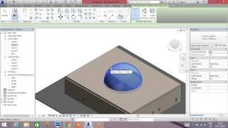 how to draw a dome shape easy in revit