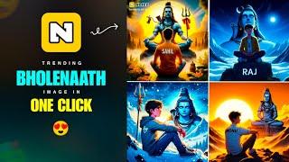 MAHADEV AI Photo Editing In 2 Minutes  MAHADEV Viral Photo Editing|| Sahil editing pictures