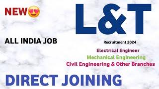 L&T Recruitment 2024 | CTC: 8.9Lakhs | Job Vacancy 2024 | Latest Mnc Jobs | L and T job vacancy 2024