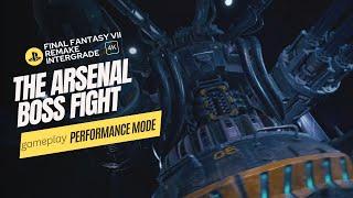 Final Fantasy VII Remake Intergrade: The Arsenal Boss Fight PS5 Performance Mode 4K