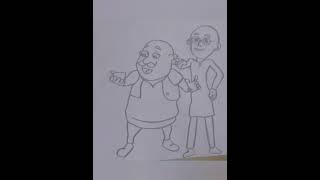 Motu Patlu Drawing #Shots ||Learn With Fun By Stuti||