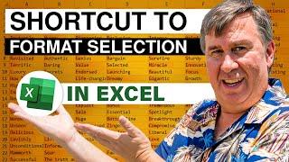 Excel Shortcuts - Ctrl+1 to Format Selected - Episode 2115