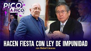 Hacen fiesta con ley de impunidad | Pico a Pico con Mabel Cáceres