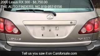 2000 Lexus RX 300 for sale in DURHAM, NC 27703 at the THE AU