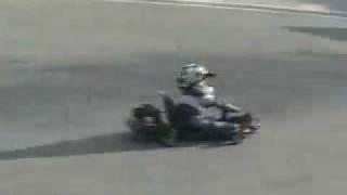 ScooterX Powerkart Go Kart Video with 4 year old tearing it up