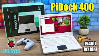 Turn Your Pi 400 Into A 13.3" Raspberry Pi Laptop With The PiDock 400!