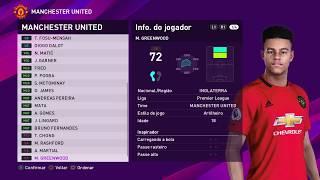 eFootball PES 2020 - Manchester United Players Faces