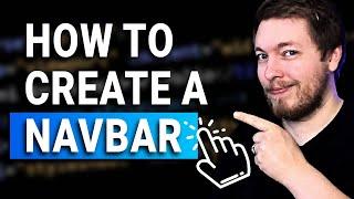12 | CREATE A WEBSITE MENU BAR IN HTML | 2023 | Learn HTML and CSS Full Course for Beginners