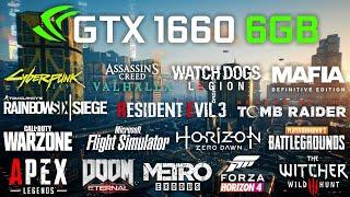 GeForce GTX 1660 6GB Test in 25 Games at 1080p (Ryzen 5 3600)