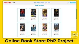 Online Book Store Website Project | PHP, HTML, CSS, MySQL | User & Admin | College FinalYear Project