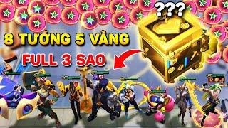 KỶ LỤC NỔ HŨ BỰ NHẤT LỊCH SỬ ĐTCL MÙA 10 : FULL 8 TƯỚNG 5 VÀNG 3 SAO QUÁ CẢM XÚC KHÔNG THỂ BỎ QUA