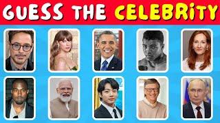 Guess the Celebrity by Image Quiz | Fun and Challenging Pop Culture Game!