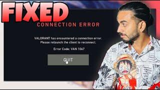 How To Fix VAN 1067 ERROR In VALORANT - HINDI | VARUN SACHAR