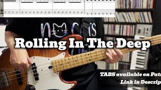 Adele - Rolling In The Deep (Bass Cover) Bass Tab