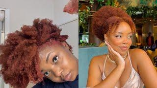 How I dye my 4C natural hair ginger/copper *NO BLEACH* || SOUTH AFRICAN YOUTUBER