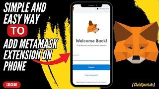 How To Add Metamask Chrome Extension on Phone (2024)|Metamask Extension Using Kiwi Browser