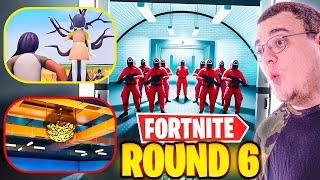 ROUND 6 NO FORTNITE É INCRIVEL !