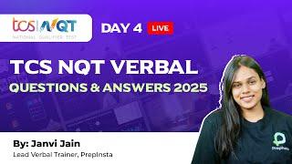 TCS NQT Verbal Questions and Answers 2025 | TCS On-Campus  Day 4