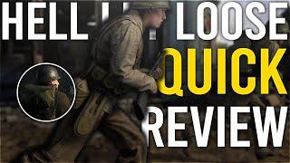 HELL LET LOOSE QUICK REVIEW | BEST TACTICAL SHOOTER IN 2021? "MILSIM" SIRBEAR