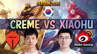 TES Creme vs WBG Xiaohu - Creme AZIR vs Xiaohu AHRI Mid - Patch 15.5 KR Ranked | lolrec