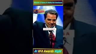 When Dharam Ji, Sunny And Bobby Got Emotional At IIFA Awards! | #bollywood #bollywoodfun #dharmendra