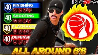 New ALL AROUND 2 WAY 6'6 ISO LOCKDOWN Build Can DO IT ALL in NBA 2K25 BEST BUILD