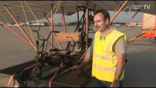 Flugversuch des Karl Jatho-Motorfliegers am Hannover Airport Teil 1 - Hannover Airport TV