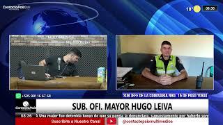 Nota con el Sub Oficial Mayor Hugo Leiva - Sub Jefe Comisaria Nro. 15 de Paso Yobai