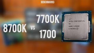 i7- 8700K vs R7 1700 vs i7 7700K - Benchmark | Comparison.