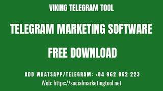 Telegram marketing software free download | Telegram marketing software | Viking Telegram